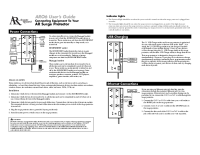 Acoustic Research AR-06 - Owners Manual 